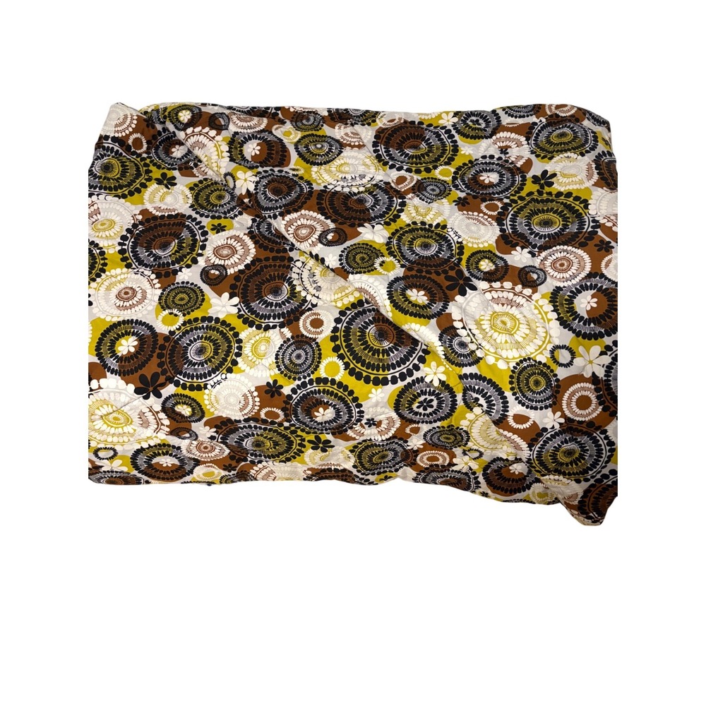 Vera Bradley Night Owl Reversible Comforter Medallion Floral Cotton Full Queen